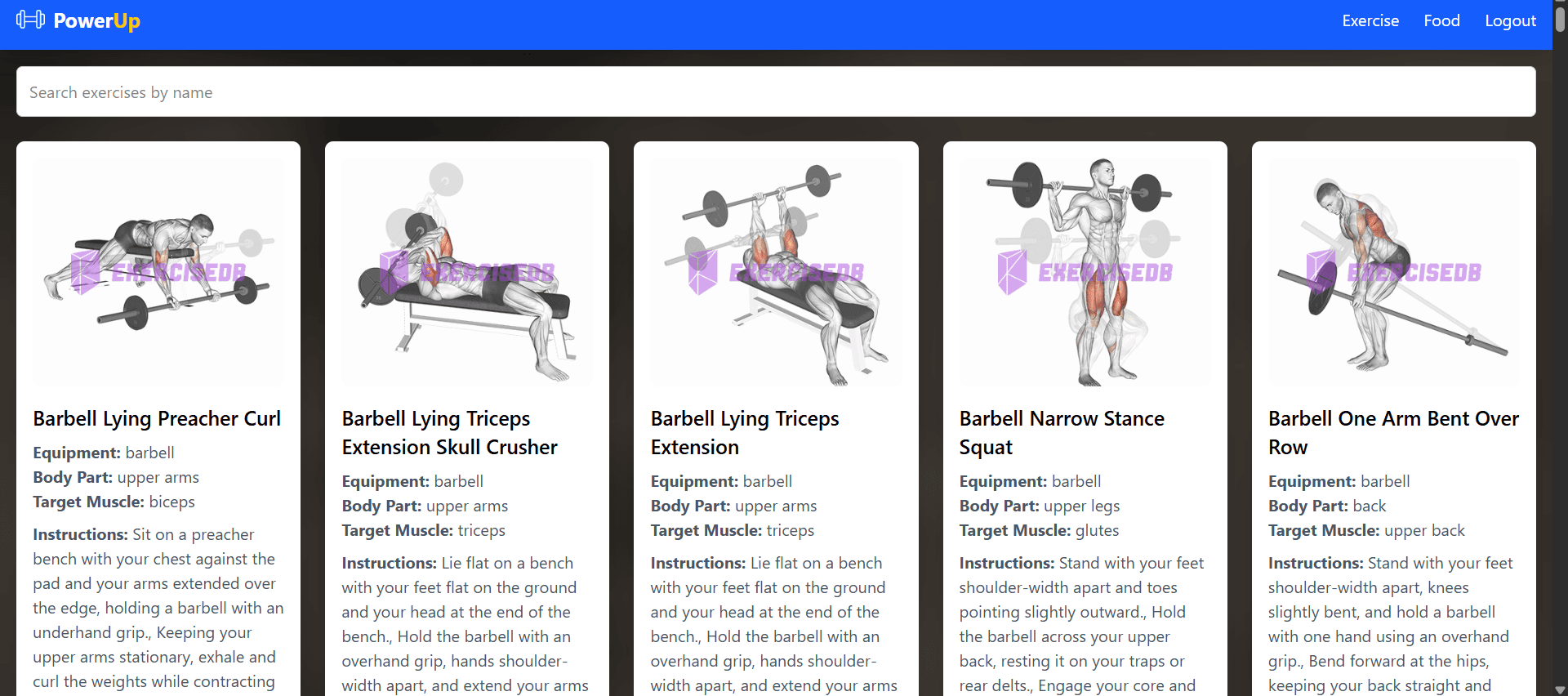 PowerUp - Exercise Simulator preview
